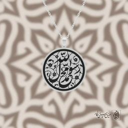 گردنبند محمد رسول‌الله (دایره) کد 60063