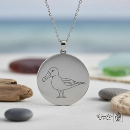 گردنبند مرغ دریایی آلباسروس (دایره) کد 60154