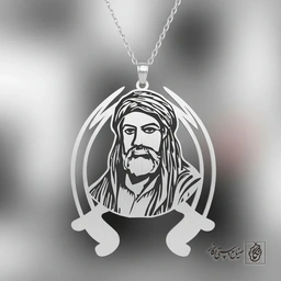 گردنبند تمثال امام علی (ع) و ذوالفقار کد 60196