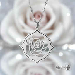 گردنبند گل رز کد 60240