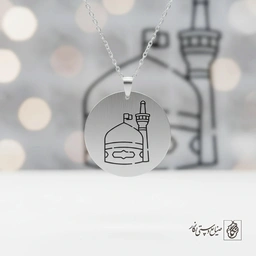گردنبند گنبد حرم امام رضا (ع) کد 60248
