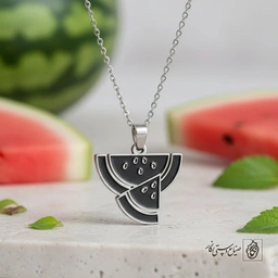 گردنبند قاچ هندوانه (یلدایی) کد 60257