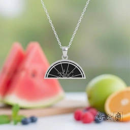 گردنبند برش‌خورده هندوانه کد 60266