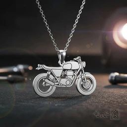 گردنبند موتور کلاسیک کد 60345