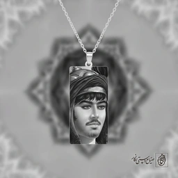 گردنبند تمثال حضرت علی‌اکبر (ع) کد 60411