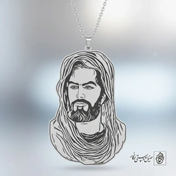گردنبند تمثال حضرت امام حسین (ع) کد 60412