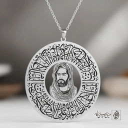 گردنبند تمثال امام حسین (ع) زیارت عاشورا کد 60413