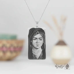 گردنبند تمثال حضرت قاسم (ع) کد 60416