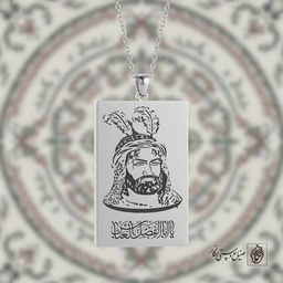 گردنبند تمثال و نام حضرت ابوالفضل (ع) کد 60443