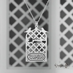 گردنبند ضریح - عمر است دخیلم به ضریحی که نداری «یا حسن مجتبی» کد 60445