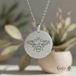 گردنبند زنبور عسل (فانتزی) کد 60450