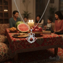 گردنبند انار کد 42597