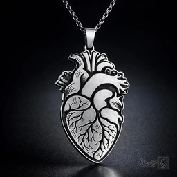 گردنبند قلب آناتومیک (مدل واقع‌گرایانه)60053
