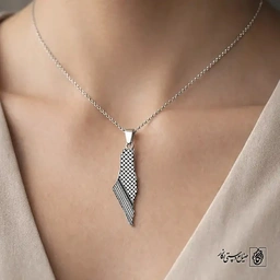 گردنبندنقشه فلسطین و پترن چفیه60071