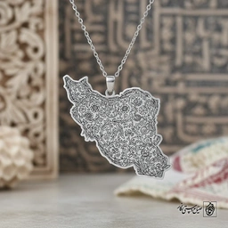 گردنبند ایران گل‌بوته کد 60274