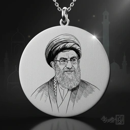گردنبندپرتره آیت‌الله خامنه‌ای60283