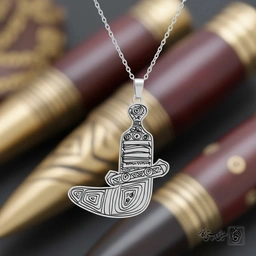 گردنبند خنجر یمن کد 60469