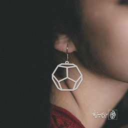 گوشواره طرح هندسی کد 1387