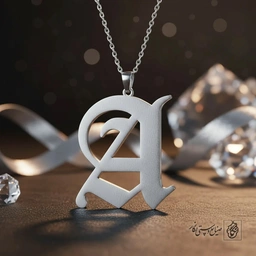 گردنبند حرف A لاتین بزرگ کد 7292