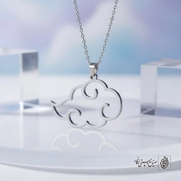 گردنبند طرح ابر فانتزی کد 7326