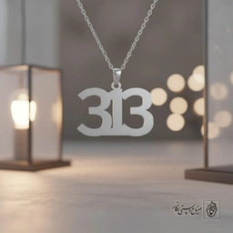 گردنبند عدد 313 فانتزی کد 7333