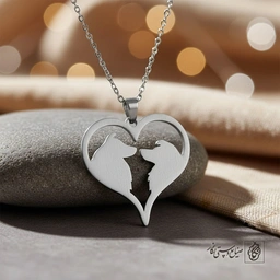 گردنبند قلب تقارن حیوانات کد 8502
