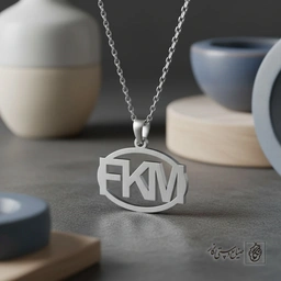 گردنبند حروف ترکیبی FKM کد 9050