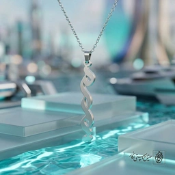 گردنبند اسم مریم فارسی طرح اسلیمی کد 9462