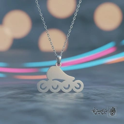 گردنبند خطی کفش اسکیت کد 9738