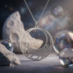 گردنبند شعر تو مرا جان و جهانی کد 9751