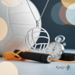 گردنبند والیبال مینیمال کد 9754