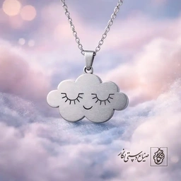 گردنبند ابر خندان فانتزی کد 60149