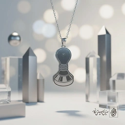 گردنبند تمپر قهوه کد 60506