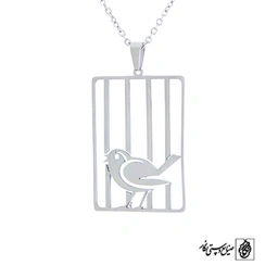 پلاک آویز پرنده فانتزی کد 496