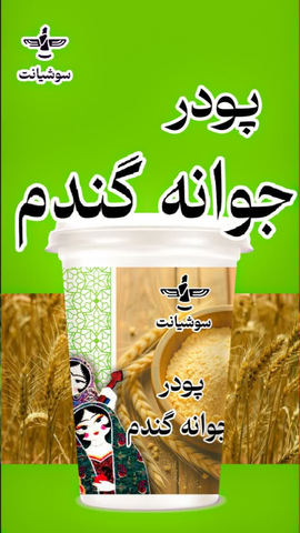 پودر جوانه گندم لیوانی  